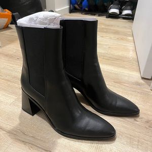 Zara leather boots